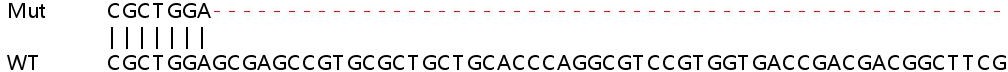 Sanger Sequencing - Human RPRM (Protein reprimo) knockout HeLa cell line (AB265810), expandable thumbnail