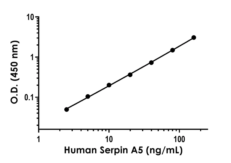 Sandwich ELISA - Human Serpin A5 ELISA Kit (AB309174)