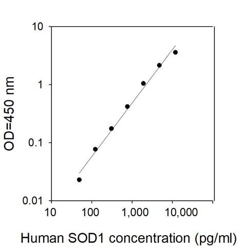 Sandwich ELISA - Human Superoxide Dismutase 1 ELISA Kit (AB314351), expandable thumbnail