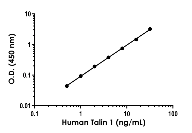 Sandwich ELISA - Human Talin 1 ELISA Kit- extracellular (AB315317)
