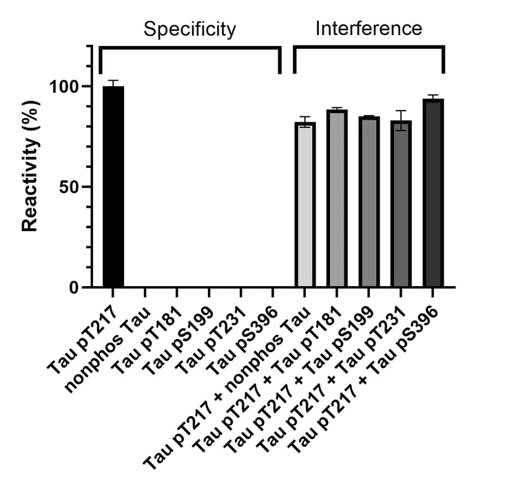 Sandwich ELISA - Human Tau (phospho T217) ELISA Kit - Intracellular (AB318935)