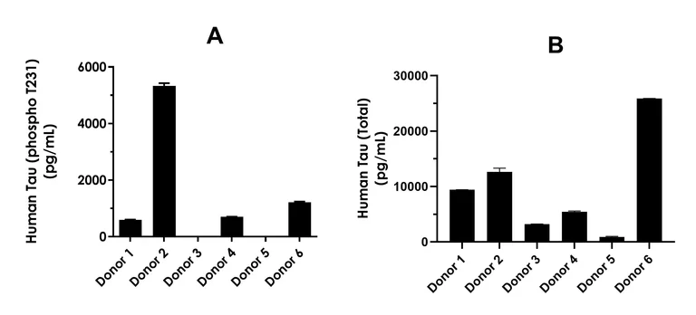 Sandwich ELISA - Human Tau (phospho T231) ELISA Kit, Chemiluminescent - Extracellular (AB325892)