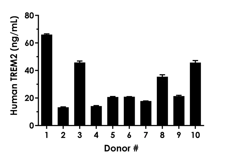 Sandwich ELISA - Human TREM2 ELISA Kit, Chemiluminescent (AB325449)