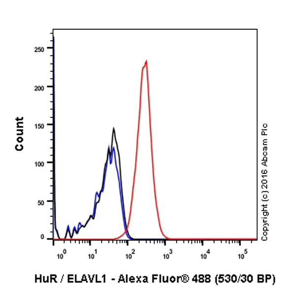 Flow Cytometry (Intracellular) - Anti-HuR / ELAVL1 antibody [EPR17397] - BSA and Azide free (AB242410)