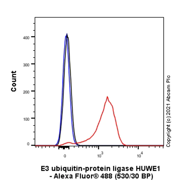 Flow Cytometry (Intracellular) - Anti-HUWE1/Mule antibody [EPR24361-13] - BSA and Azide free (AB282738)