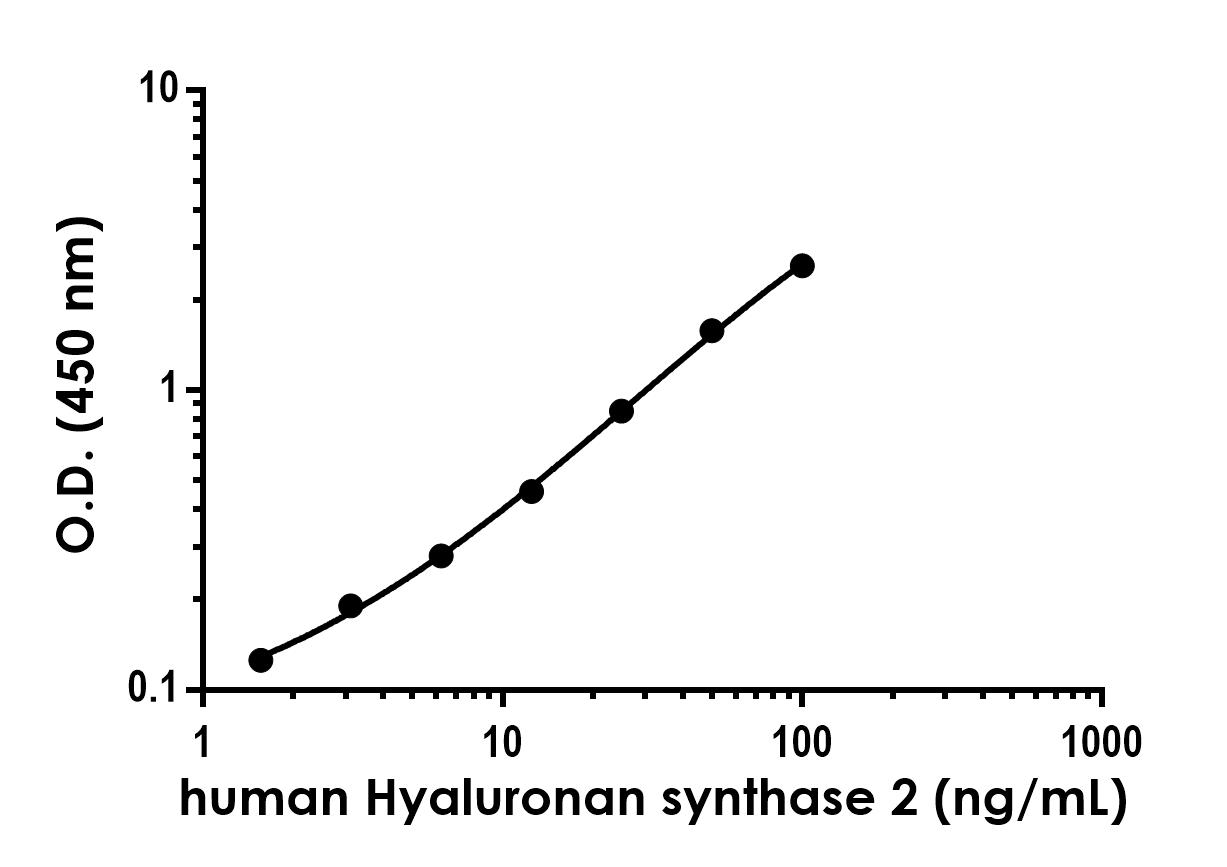 Sandwich ELISA - Anti-Hyaluronan synthase 2 antibody [EPR24637-109] - BSA and Azide free (Detector) (AB290669)