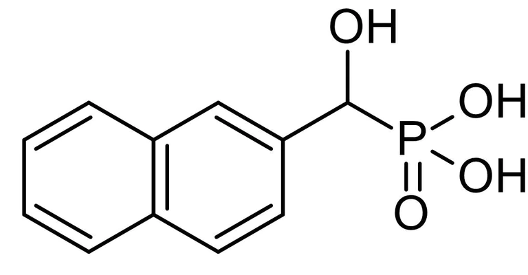 Chemical Structure - Hydroxy-2-naphthalenylmethylphosphonic acid (HNMPA), Insulin receptor tyrosine kinase inhibitor (AB141566)
