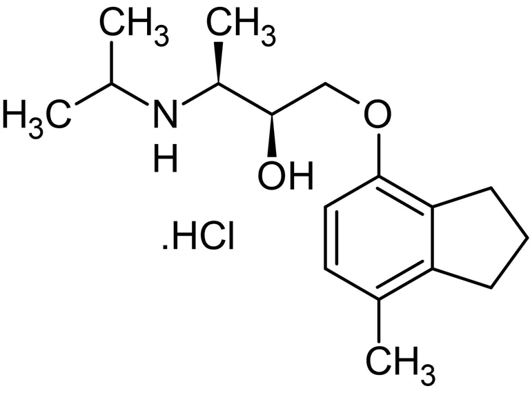 Chemical Structure - ICI 118551 hydrochloride, beta2 adrenoceptor antagonist (AB120808)