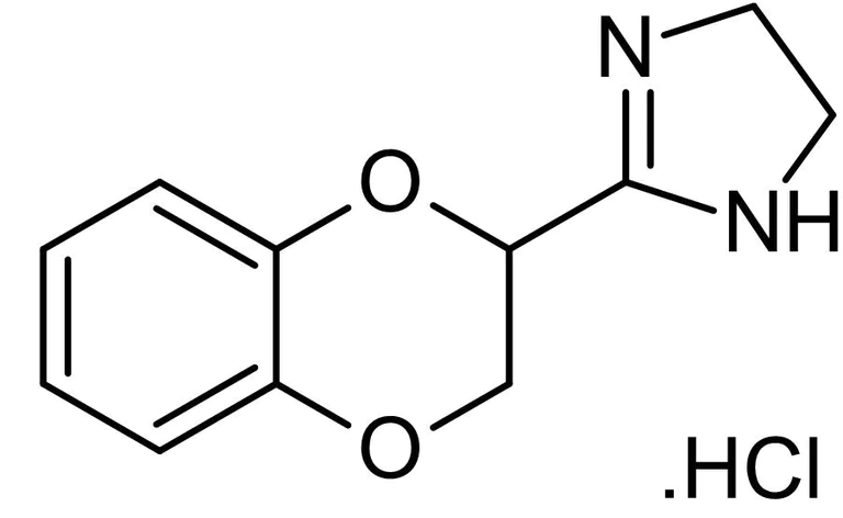 Chemical Structure - Idazoxan hydrochloride, alpha2 Adrenoceptor antagonist and I2 ligand (AB141130)