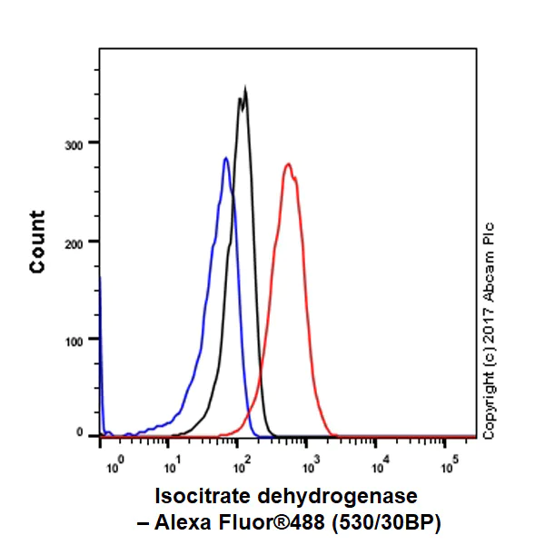 Flow Cytometry (Intracellular) - Anti-IDH1 antibody [EPR21002] - BSA and Azide free (AB242078)