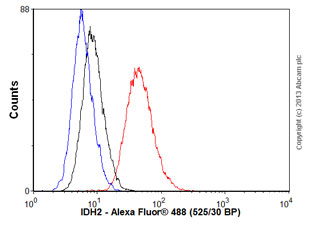 Flow Cytometry (Intracellular) - Anti-IDH2 antibody [EPR7576] - BSA and Azide free (AB246343), expandable thumbnail