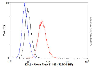 Flow Cytometry (Intracellular) - Anti-IDH2 antibody [EPR7576] - BSA and Azide free (AB246343)