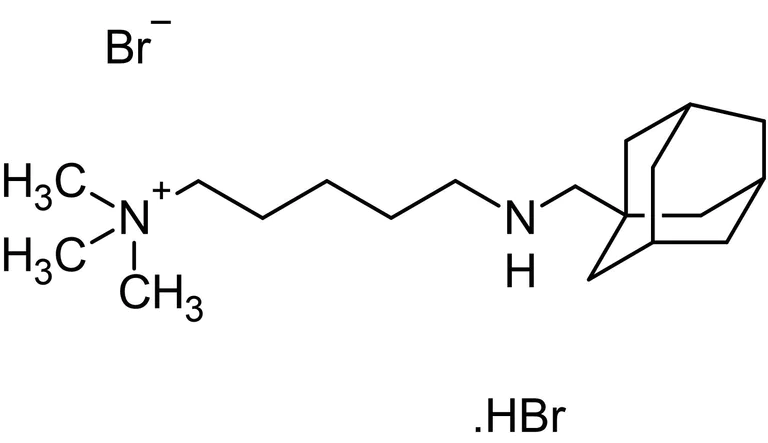 Chemical Structure - IEM-1460, GluR2 lacking AMPA receptor blocker (AB141507)