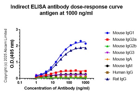 Indirect ELISA - Anti-IgG1 antibody [MIGG-108] (AB133468)