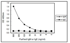 Sandwich ELISA - Anti-IgM antibody [KT16] (AB110653)
