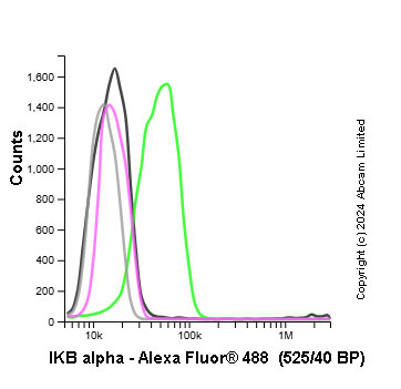 Flow Cytometry (Intracellular) - Anti-IKB alpha antibody [E130] (ab32518), expandable thumbnail