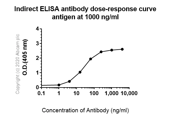 Indirect ELISA - Anti-IL-1RAcP antibody [EPR22678-67] (AB256461)