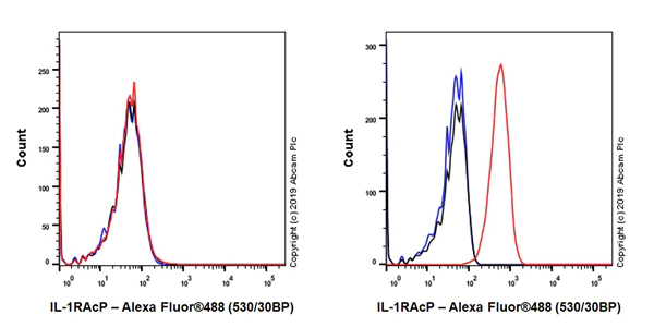 Flow Cytometry - Anti-IL-1RAcP antibody [EPR22678-67] - BSA and Azide free (AB256764)