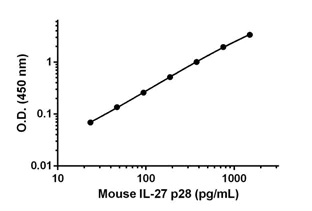 Sandwich ELISA - Anti-IL-27-A antibody [EPR18247-86] - BSA and Azide free (Detector) (AB242704)