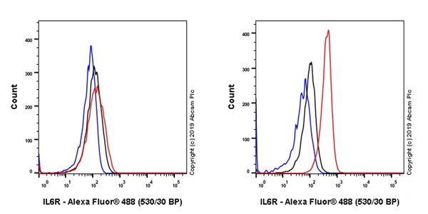 Flow Cytometry - Anti-IL-6R antibody [EPR22628-236] (AB222101), expandable thumbnail