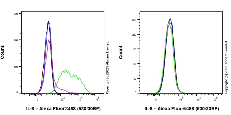 Flow Cytometry (Intracellular) - Anti-IL-8 antibody [EPR19358-37] - BSA and Azide free (Capture) (AB242515)