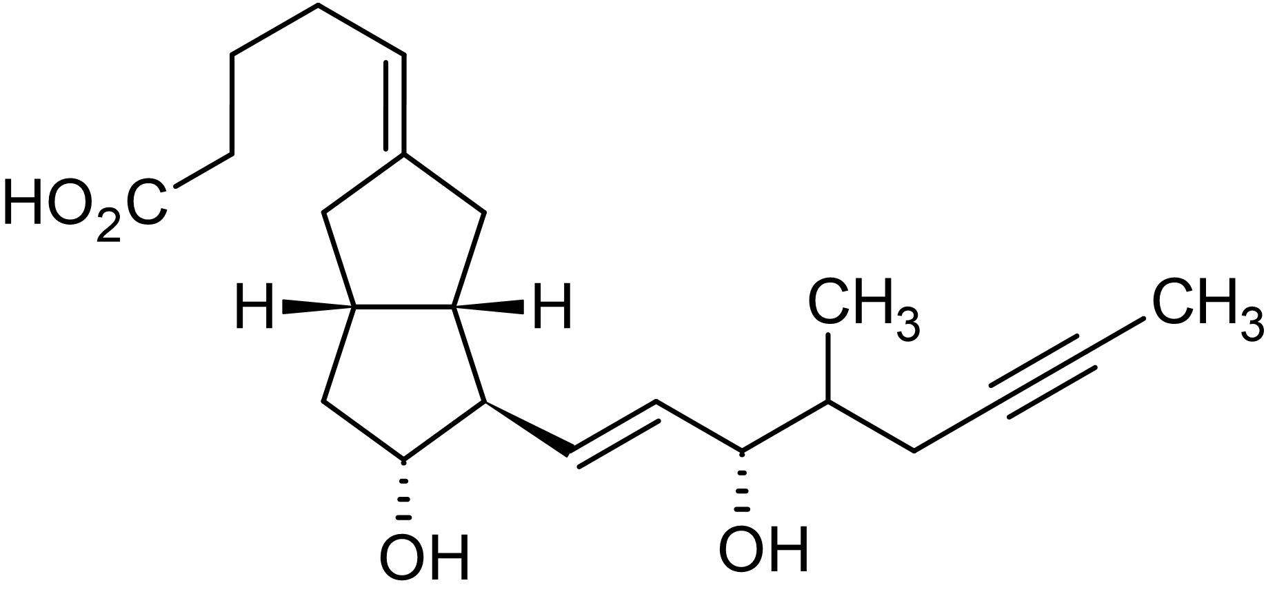 Chemical Structure - Iloprost, Prostaglandin (PGI2) analog (AB120911)