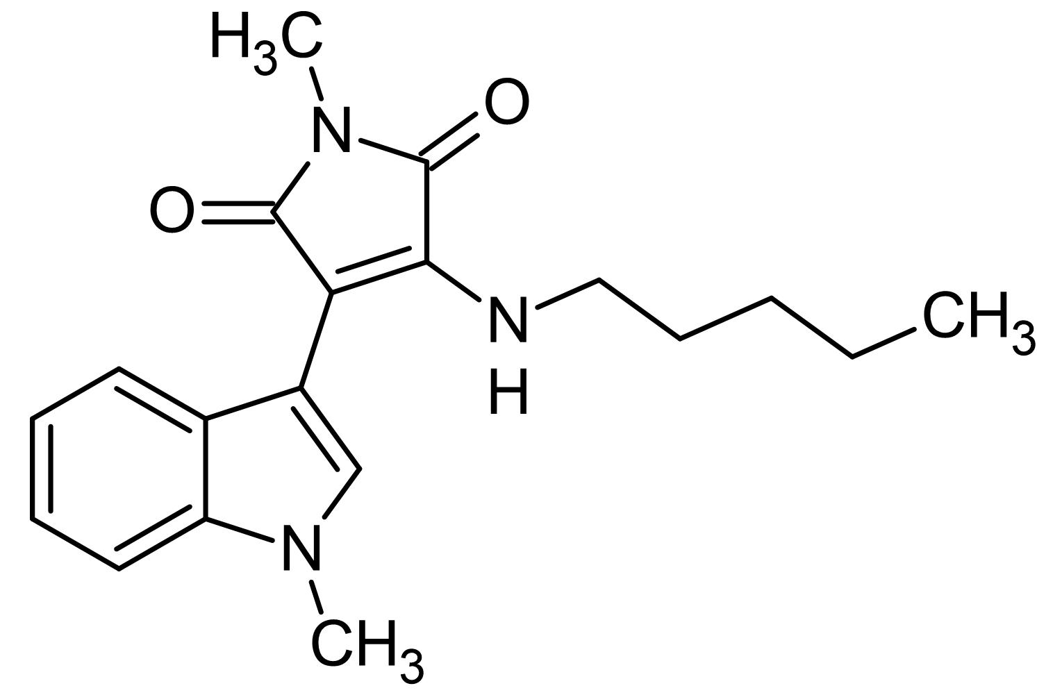 IM 54 (2-(1H-Indol-3-yl)-3-pentylamino-maleimide), Necrosis inhibitor