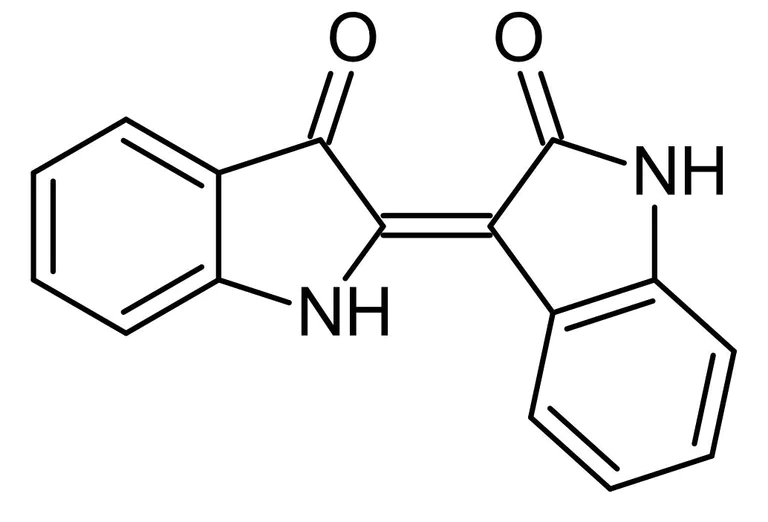 Chemical Structure - Indirubin, cyclin-dependent kinase and GSK-3 beta inhibitor (AB120960)