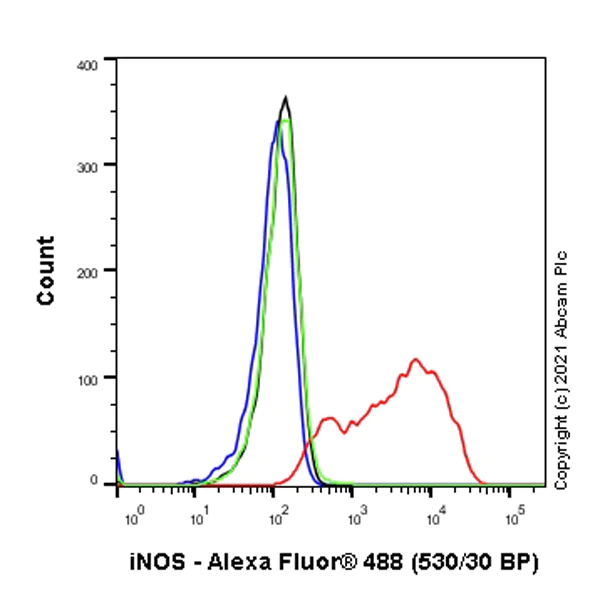 Flow Cytometry (Intracellular) - Anti-iNOS antibody [RM1017] - BSA and Azide free (AB283668)
