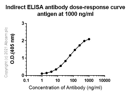 Indirect ELISA - Anti-Insulin antibody [RM1019] (ab282459), expandable thumbnail