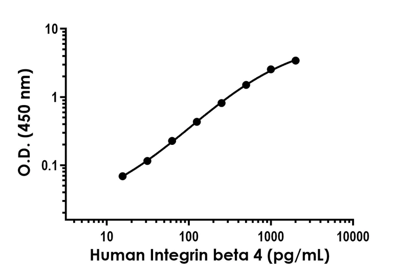 Sandwich ELISA - Anti-Integrin beta 4 antibody [EPR24648-46] - BSA and Azide free (Capture) (AB316810)
