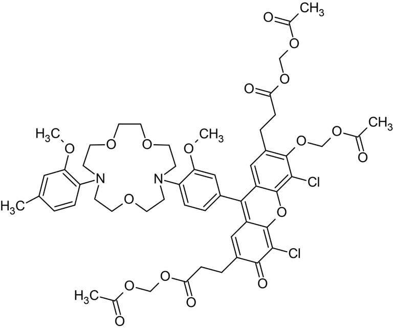Chemical Structure - ION NaTRIUM Green™-2 AM, cytosolic Na+ indicator (AB142802)