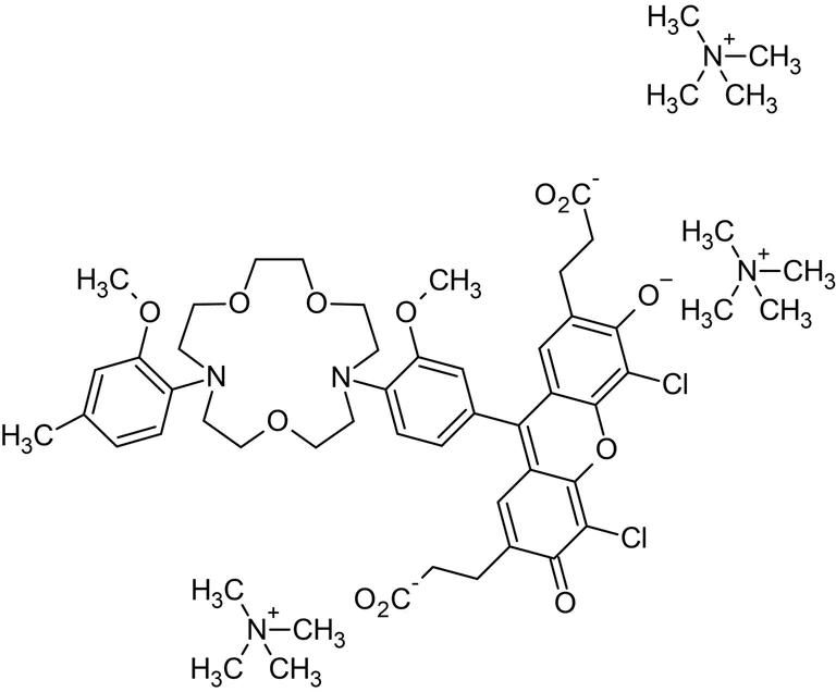 Chemical Structure - ION NaTRIUM Green™-2 TMA+ Salt, cytosolic Na+ indicator (AB142803)