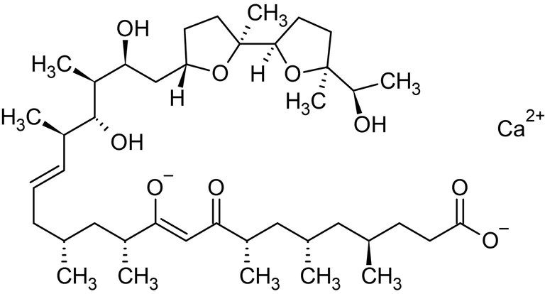 Chemical Structure - Ionomycin Ca2+ Salt, Ca2+ ionophore (AB120116)