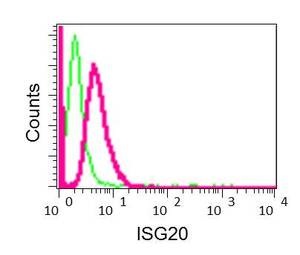 Flow Cytometry (Intracellular) - Anti-ISG20 antibody [EPR8972] (AB166633)