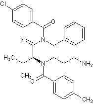 Chemical Structure - Ispinesib (SB-715992) (AB273521)