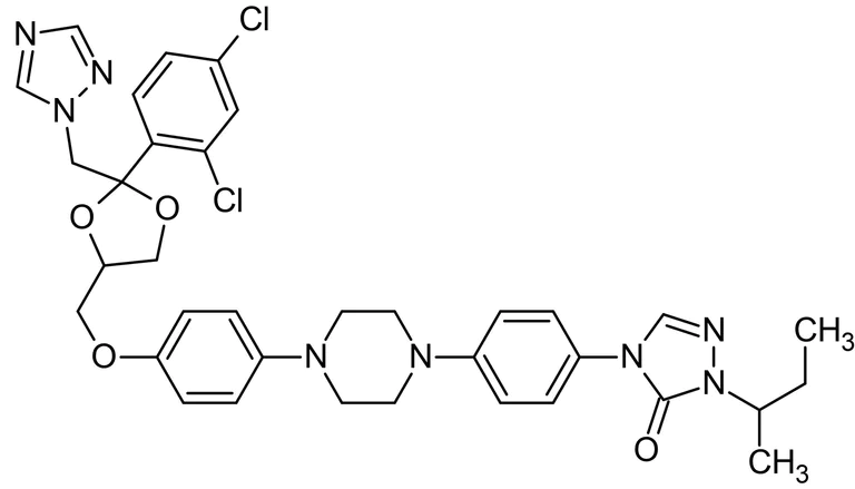Chemical Structure - Itraconazole, Cytochrome p450 inhibitor (AB120816)