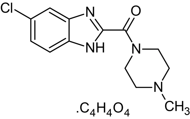 Chemical Structure - JNJ 10191584 maleate (VUF 6002), Selective H4 antagonist (AB120191)
