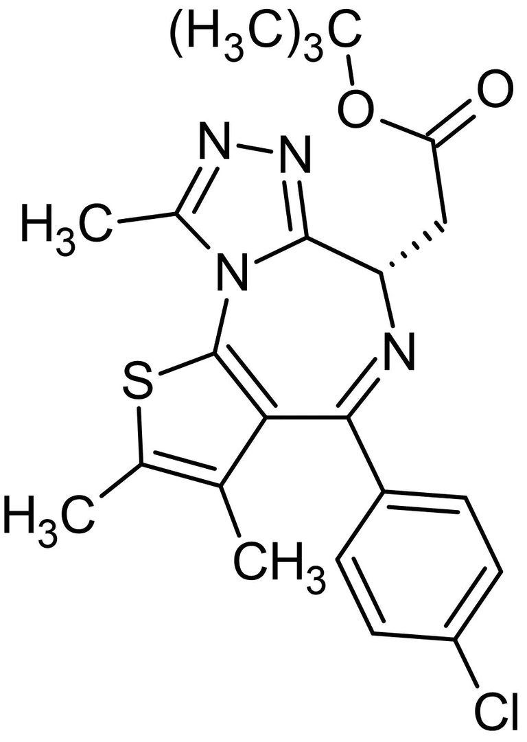 Chemical Structure - (+)-JQ1 (DMSO solution), BET bromodomain inhibitor (AB146612)