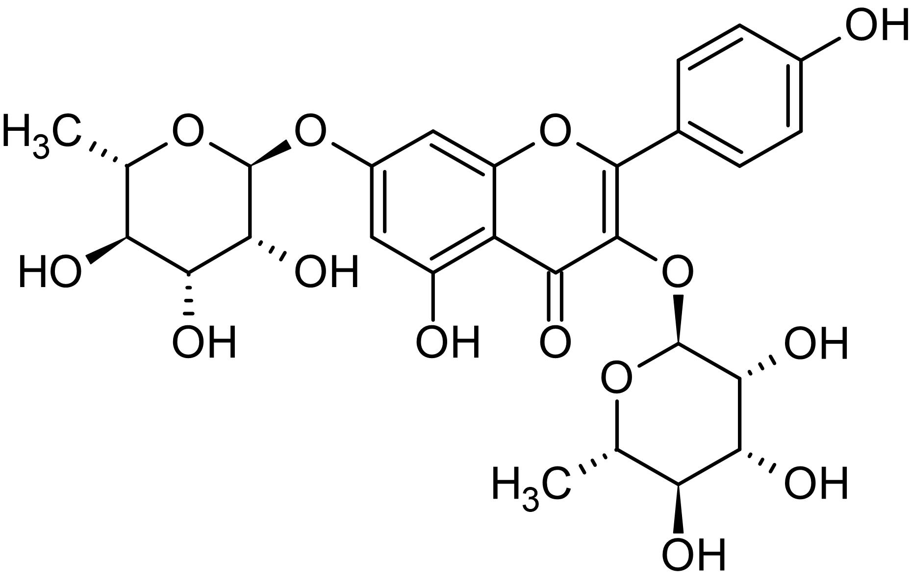 Kaempferitrin (Lespenefril), Antioxidant agent