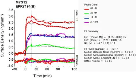OI-RD Scanning - Anti-KAT7 / Hbo1 / MYST2 antibody [EPR7194(B)] (AB124993)