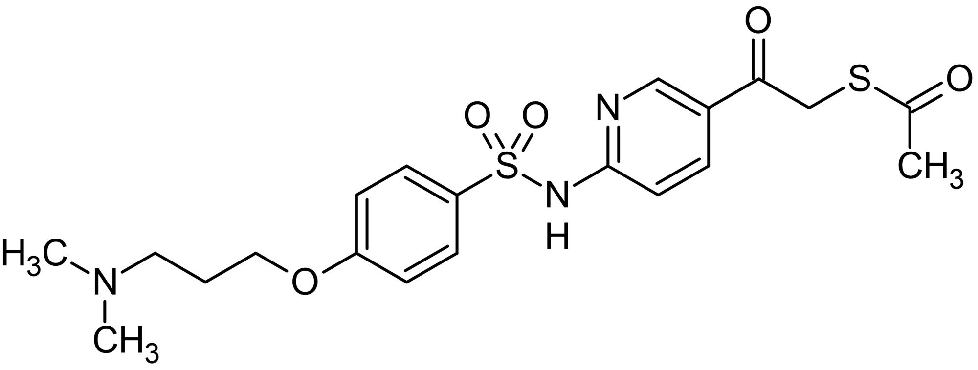 Chemical Structure - KD5170, HDAC inhibitor (AB144557), expandable thumbnail