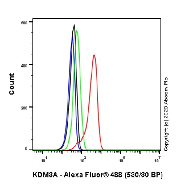 Flow Cytometry (Intracellular) - Anti-KDM3A / JHDM2A antibody [EPR18875-106] - BSA and Azide free (AB272695)
