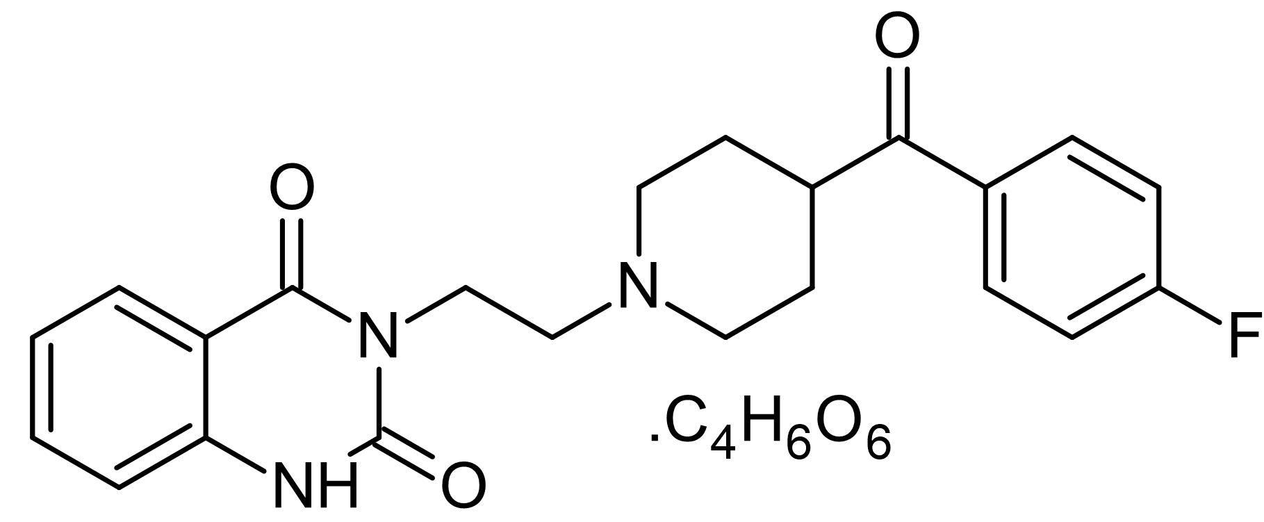Chemical Structure - Ketanserin tartrate, 5-HT2 antagonist (AB120132)