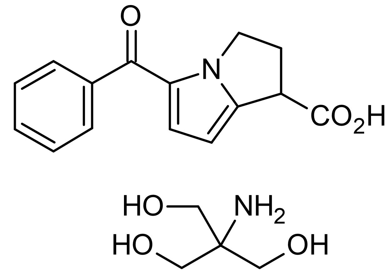 Chemical Structure - Ketorolac tromethamine, COX-1 inhibitor (AB142904), expandable thumbnail