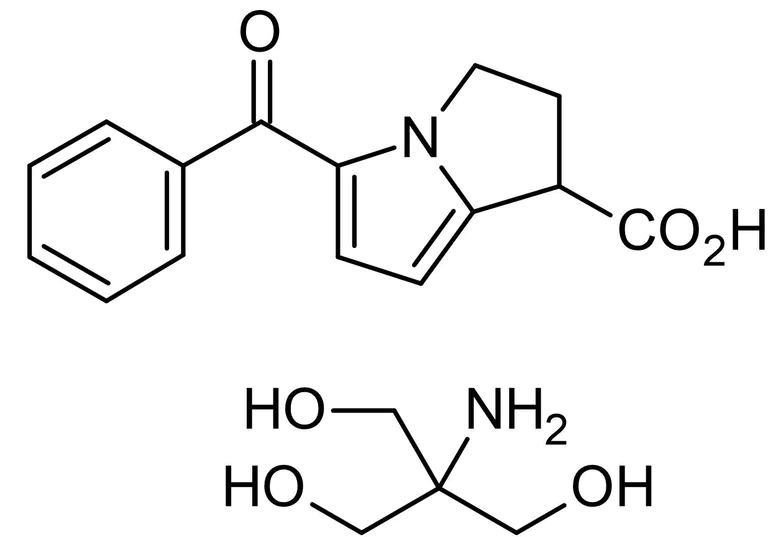 Chemical Structure - Ketorolac tromethamine, COX-1 inhibitor (AB142904)