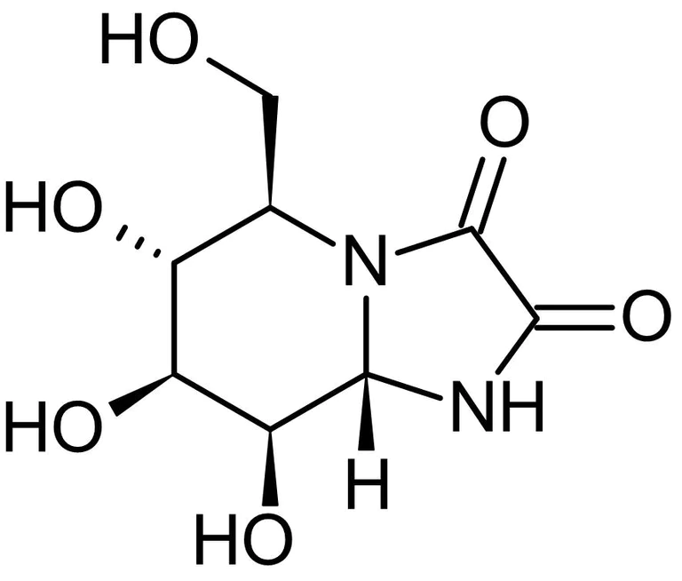 Chemical Structure - Kifunensine, class I alpha-mannosidase inhibitor (AB215116)