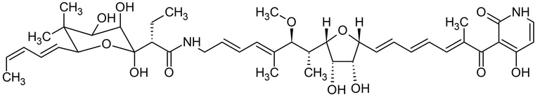 Chemical Structure - Kirromycin, Antibiotic agent (AB144287)