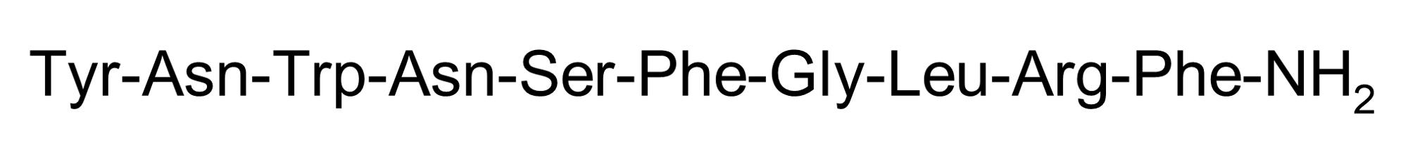 Chemical Structure - Kisspeptin-13 (4-13) (human) (KiSS-1 (112-121)), AXOR12 agonist (AB120181), expandable thumbnail