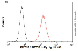 Flow Cytometry - Anti-KMT1E / SETDB1 antibody [5H6A12] (AB107225)